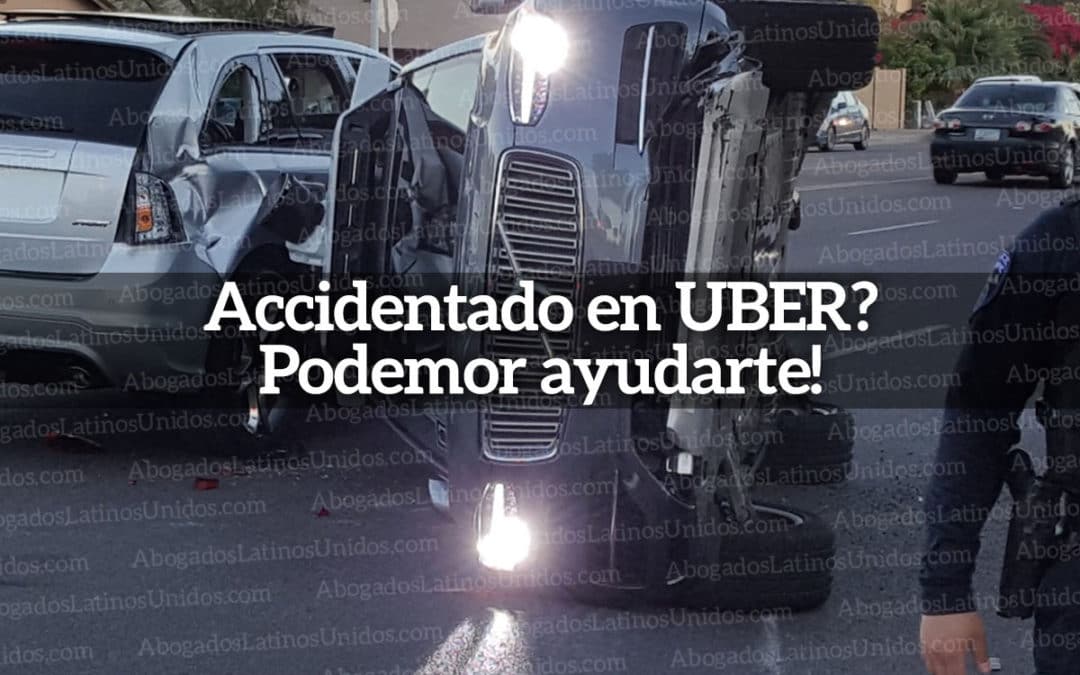 1 millón de cobertura por daños en Accidente de Uber y Lyft conductor o pasajero